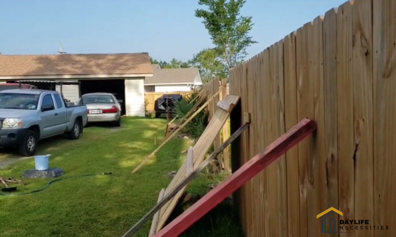 How to Fix a Leaning Fence Post DaylifeNecessities